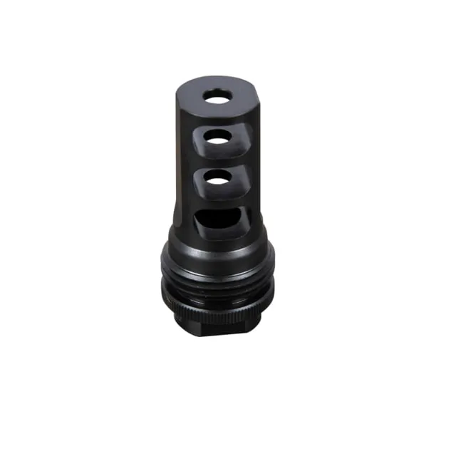 SilencerCo Hybrid ASR Muzzle Brake, 1/2x28, .223 Caliber, Black, AC142 (product photo)