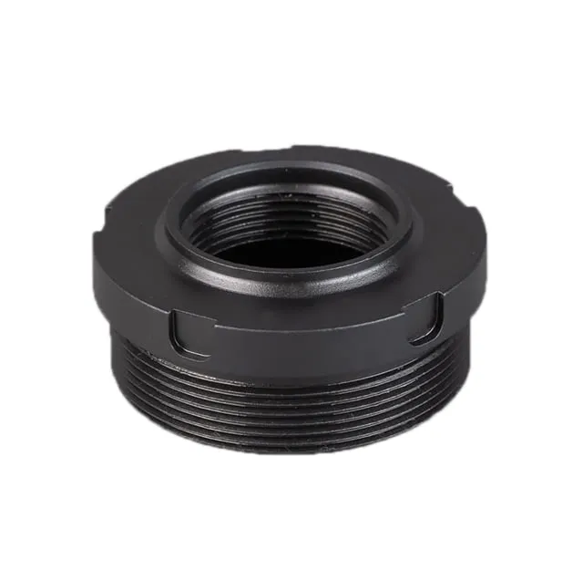 SilencerCo Thread Over Mount, Bravo, Black, Fits SilencerCo TOMD Compact Radial Brake, For Hybrid 46/Harvester EVO/Omega 300, AC5230 (product photo)