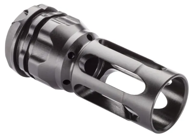 Gemtech 7.62 ETM Flash Hider, .30 Caliber/7.62x51mm NATO, 5/8x24 TPI, 2.37in, Black, 13818 (product photo)