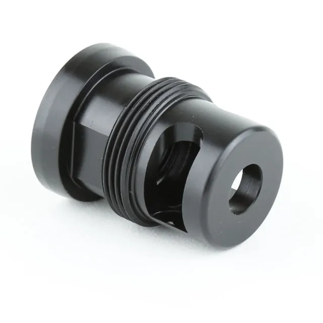 Griffin Armament Minimalist Taper Mount Muzzle Brake, 5.56mm, 1/2x28, QPQ, Black, TMM556 (product photo)