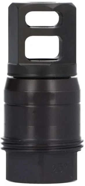 SIG SAUER Clutch-Lok QD Muzzle Brake, 7.62mm, 5/8x24, 25 Degree Taper, Black, SL76258X2425DEGM (product photo)