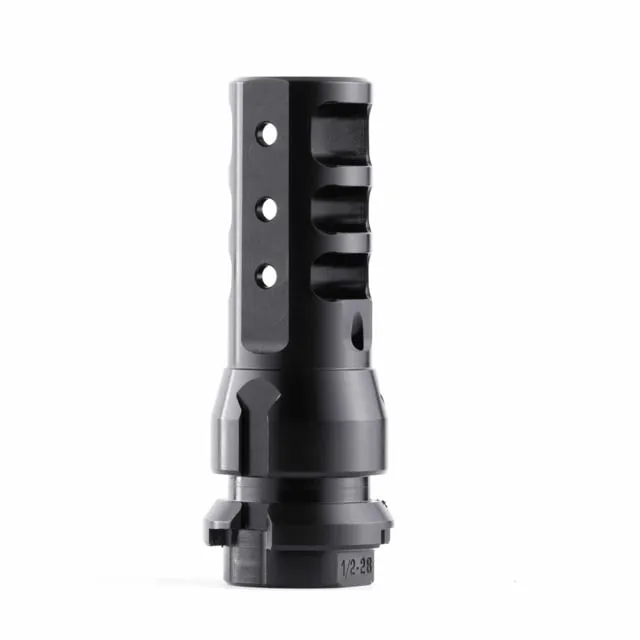 Dead Air Armament KeyMo Muzzle Brake, .578-28 Threads, 45 Cal, Black, DA160 (product photo)