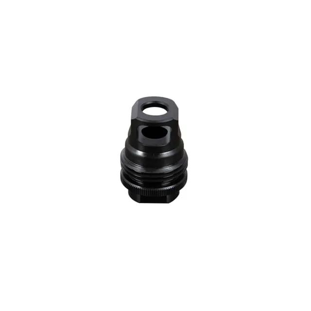 SilencerCo Single Port ASR Muzzle Brake, 5/8x24, .30 Caliber, Black, AC2627 (product photo)