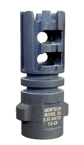 Gemtech 5.56mm Muzzle Brake 1/2-28 - 12152 (product photo)
