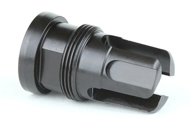 Griffin Armament Taper Mount Minimalist Barrel Flash Hider .45 Cal 11/16x24, Black, TMMFH45111624 (product photo)