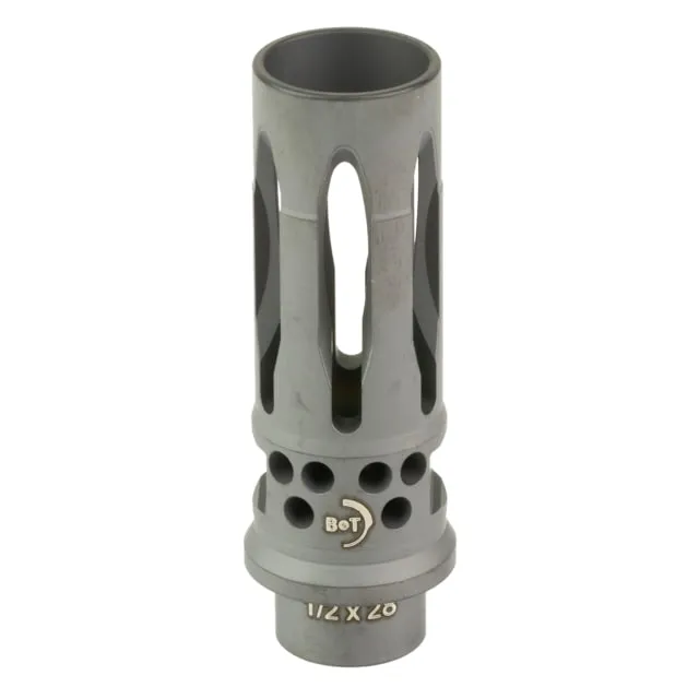 B&T Assault Closed Tine Muzzle Device, 5.56mm NATO, 1/2x28, DLC Coated Finish, Black, BT-Assault-CTC (product photo)
