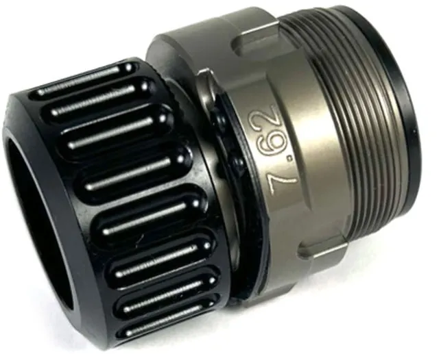 B&T SF Titanium HUB Adapter, Surefire to Hub, 7.62mm NATO, Gray, SD-145504 (product photo)