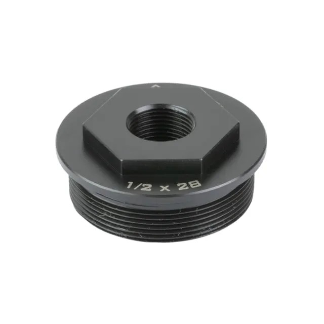 Angstadt Arms Direct Thread Adapter, 1/2X28 Thread Pitch to HUB, Black AAHUBDT228 (product photo)