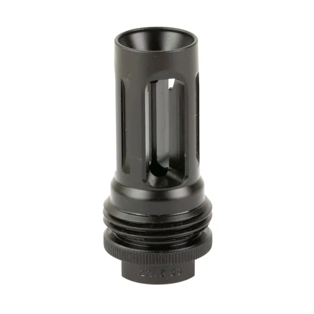 SilencerCo ASR Closed Tine Flash Hider, .223 Remington/5.56NATO, 1/2x28, Nitride Black, AC5326 (product photo)
