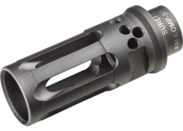 SureFire M4/16 Rifles Ported Closed Tine Flash Hider/Suppressor Adapters, WARCOMP-556-CTN-1/2-28 (product photo)