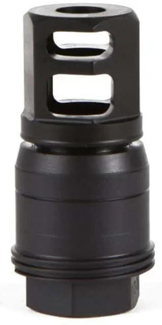 SIG SAUER Clutch-Lok QD Muzzle Brake, 5.56mm, 5/8x24, 90 Degree Shoulder, Black, SL55612X2890DEGM (product photo)