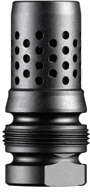 Dead Air Silencers Xeno Radial Brake, .30 Carbine, 5/8x24, Nitride QPQ, Black, DA870 (product photo)