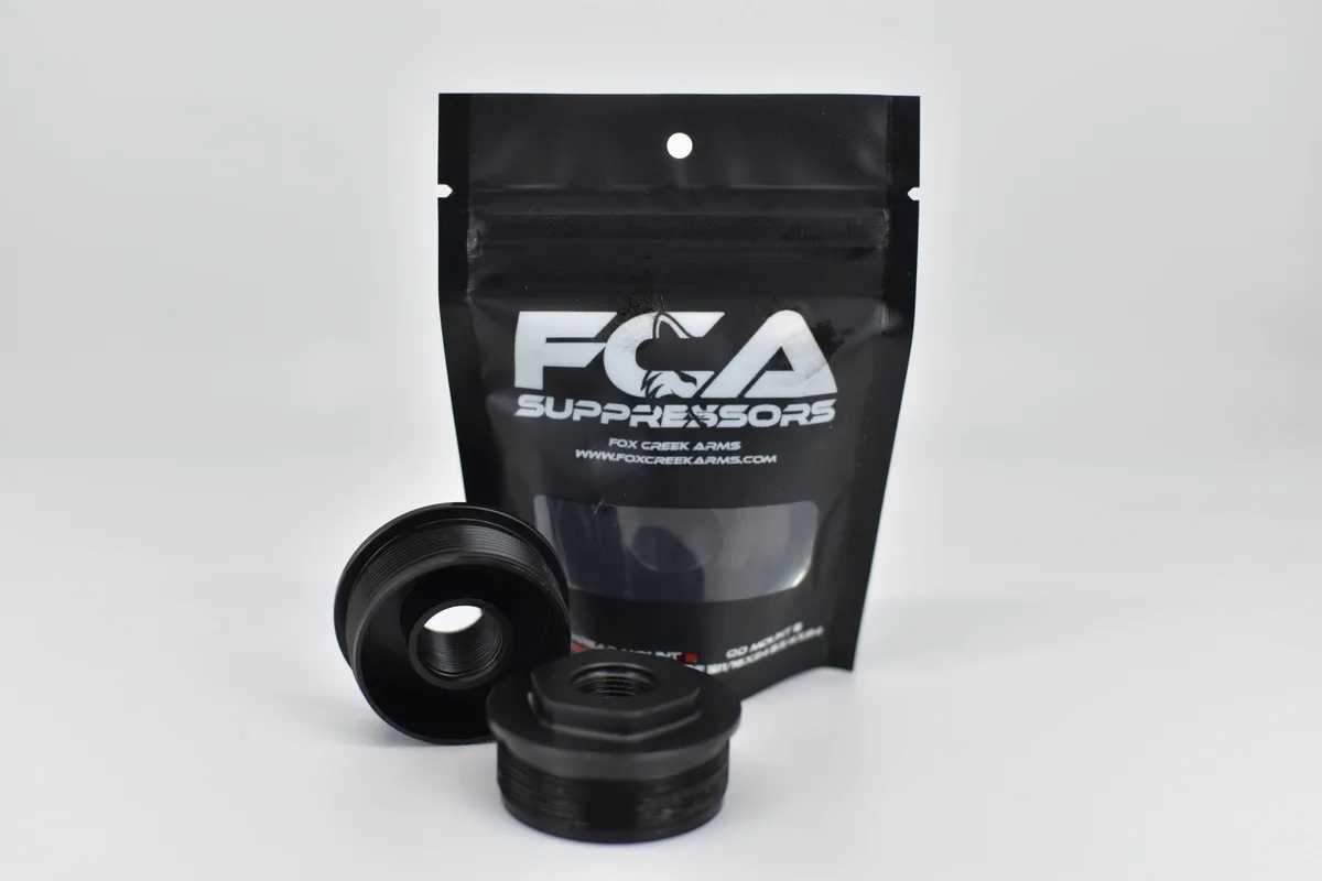Fox Creek Arms Direct Thread Mount (1/2x28) suppressor accessory, full view