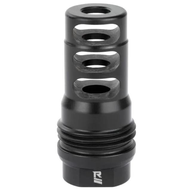 Rugged Suppressors 3 Port Muzzle Brake, 5.56x45mm NATO, 1/2x28, Black, MB011 (product photo)