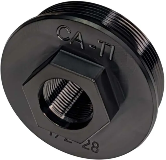 Comstock Armory Titanium Direct Thread Suppressor Mount, 5/8x24, Black, DT-58 (product photo)