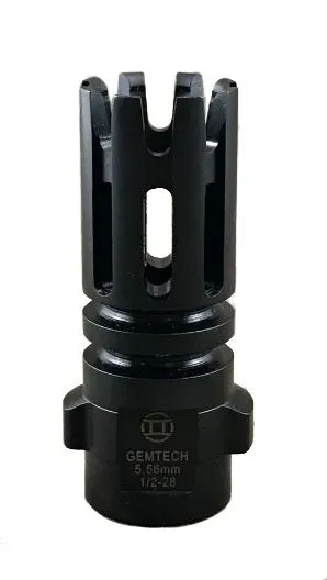 Gemtech 5.56mm Flash Hider 1/2-28 - 12145 (product photo)