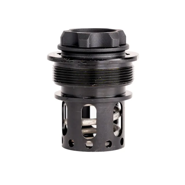 Rugged Suppressors Universal Cage HUB Adapter, 1.375x24/Rugged Obsidian,, Black, CAGE002 (product photo)