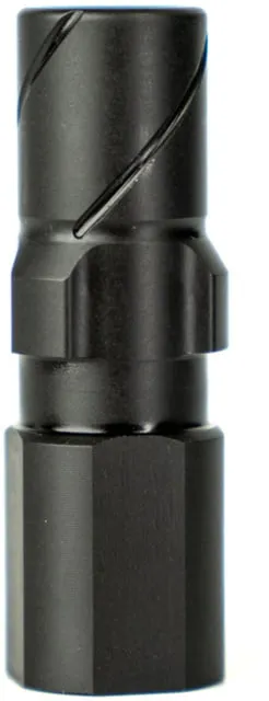 HUXWRX 3-Lug Muzzle Device, 45, .578x28, Black, 2280 (product photo)