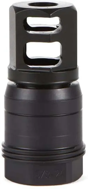 SIG SAUER Clutch-Lok QD Muzzle Brake, 7.62mm, 5/8x24, 90 Degree Shoulder, Black, SL76258X2490DEGM (product photo)