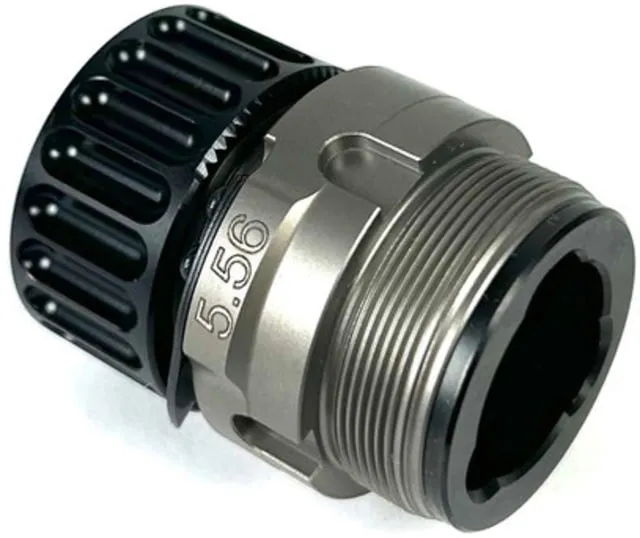 B&T SF Titanium HUB Adapter, Surefire to Hub, 5.56mm NATO, Gray, SD-145490 (product photo)
