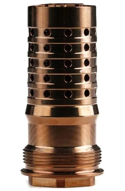 Q Rearend Muzzle Brake, 3/4x24, RE-CBXL-3/4X24 (product photo)