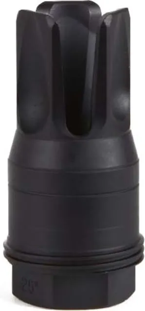 SIG SAUER Flash Hider, 5.56mm, Clutch-Lok, 25 Degree Taper, Black, SL55612X2825DEGF (product photo)